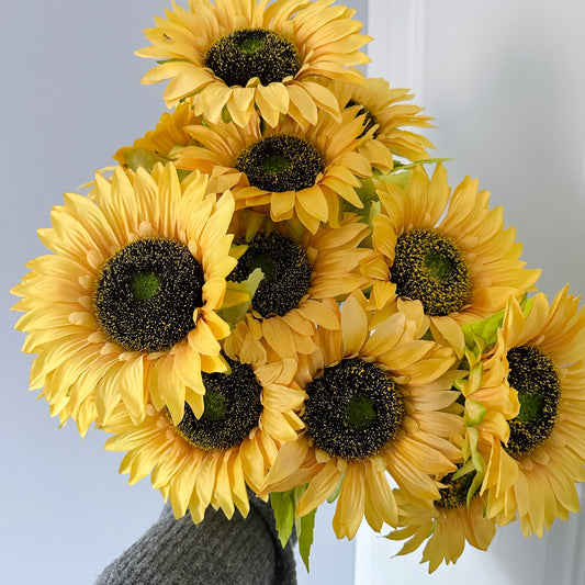 5 Head Sunflower Bunch - WatersHaus