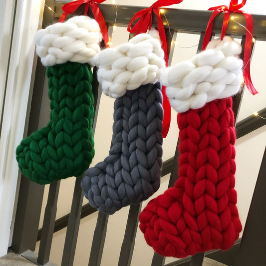 Christmas Stockings (7 colour ways) - WatersHaus