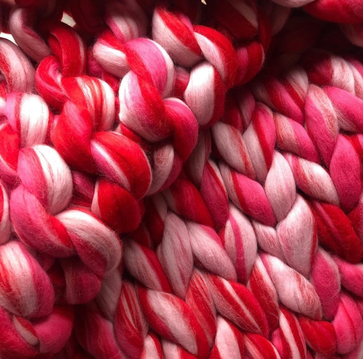 Raspberry Ripple Blend - Merino Wool Blankets (all sizes) - WatersHaus