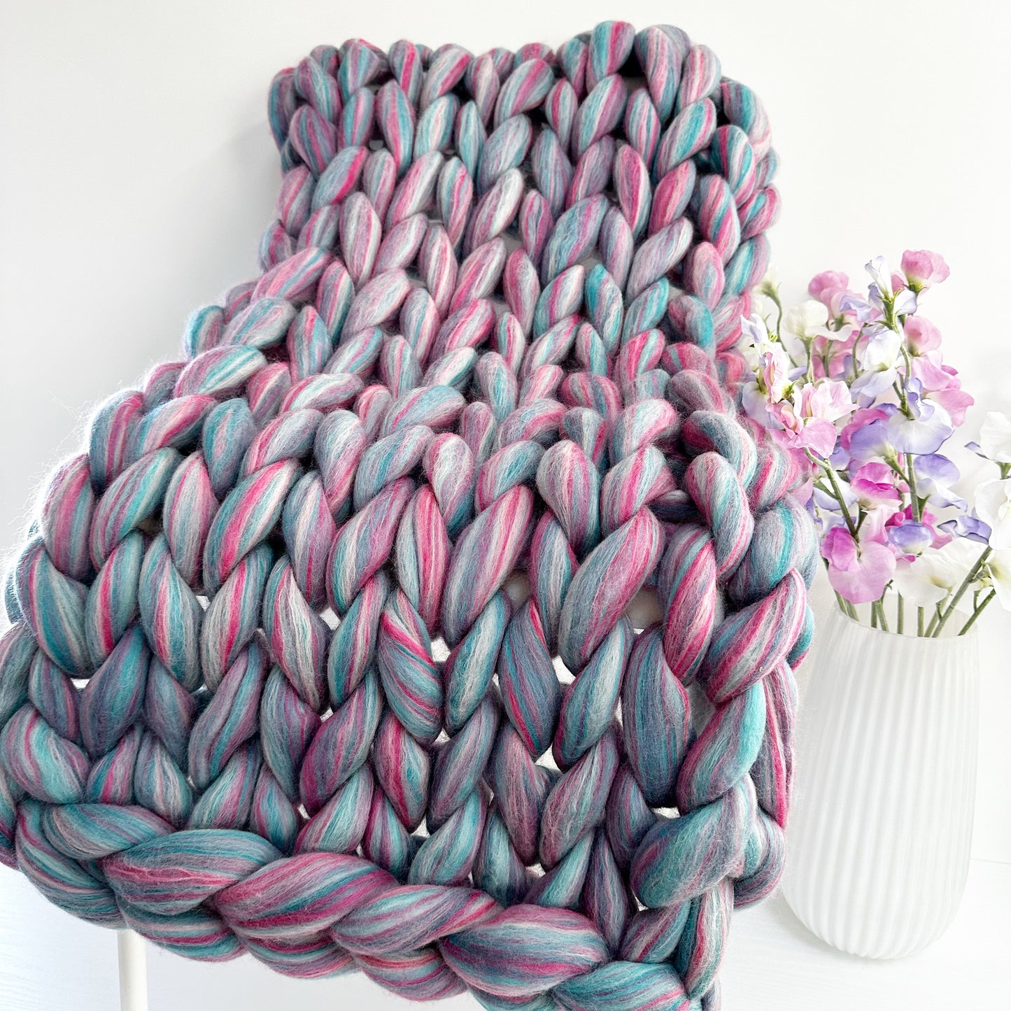 Mermaid Blend - Merino Wool Blankets (all sizes) - WatersHaus