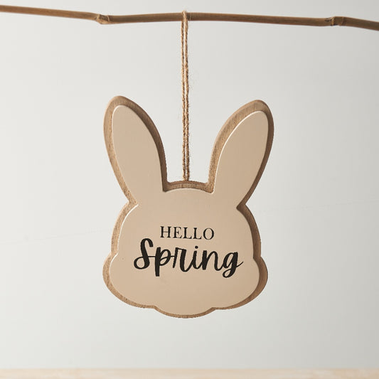 Hello Spring Bunny Hanger - WatersHaus