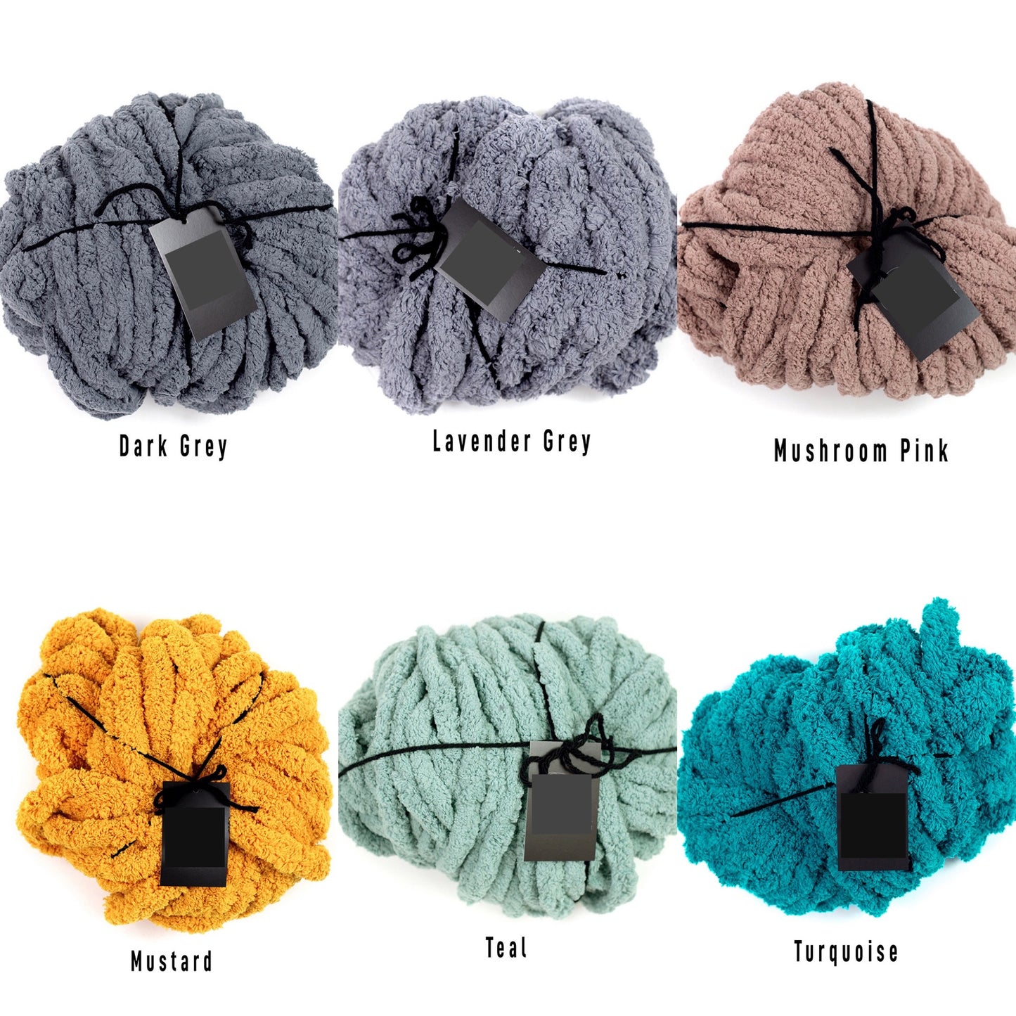 Chenille Hand Knit Blanket (5 Sizes & 6 colours) - WatersHaus