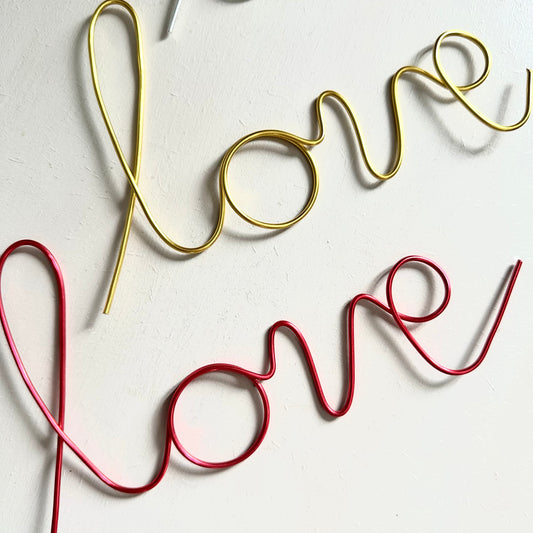 CLEARANCE - Love Wire Words - WatersHaus
