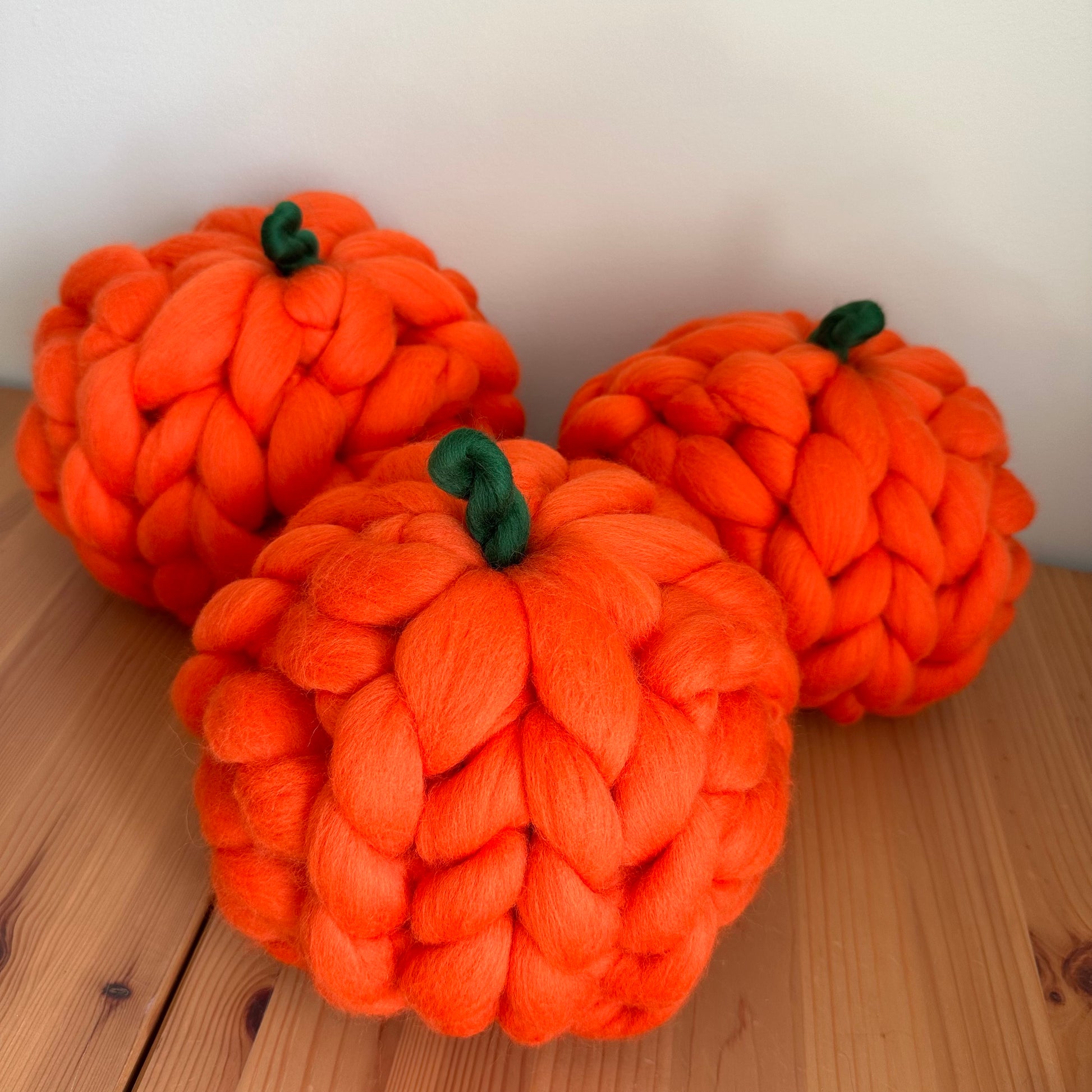 Chunky Knit Pumpkin (Ready to Post) - WatersHaus