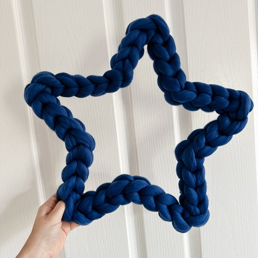 CLEARANCE - Large Navy Star Wreath - WatersHaus