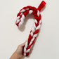 Candy Cane Wreath - Red & White (Ready to Post) - WatersHaus