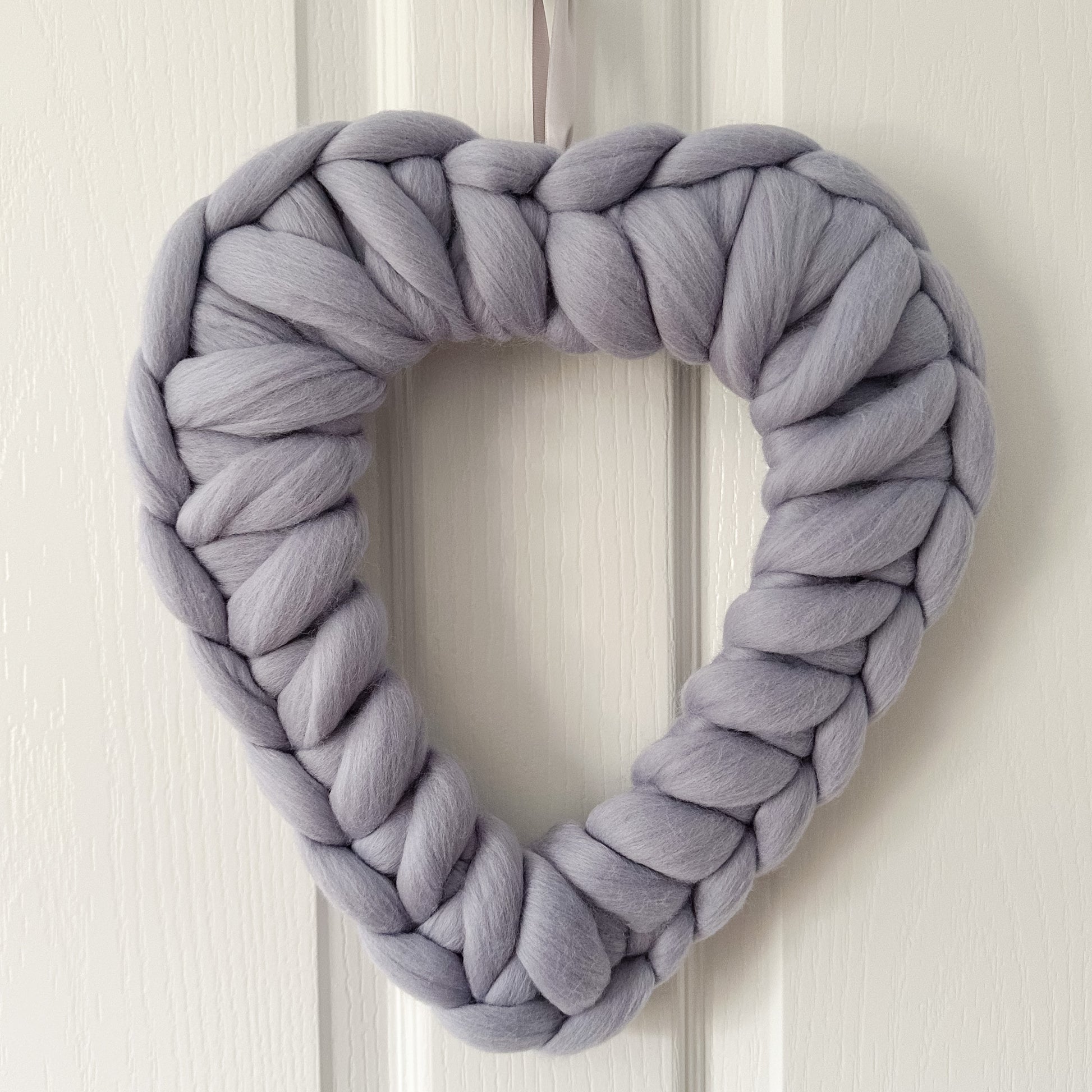 Heart Wreath - Seal Grey (Ready to Post) - WatersHaus