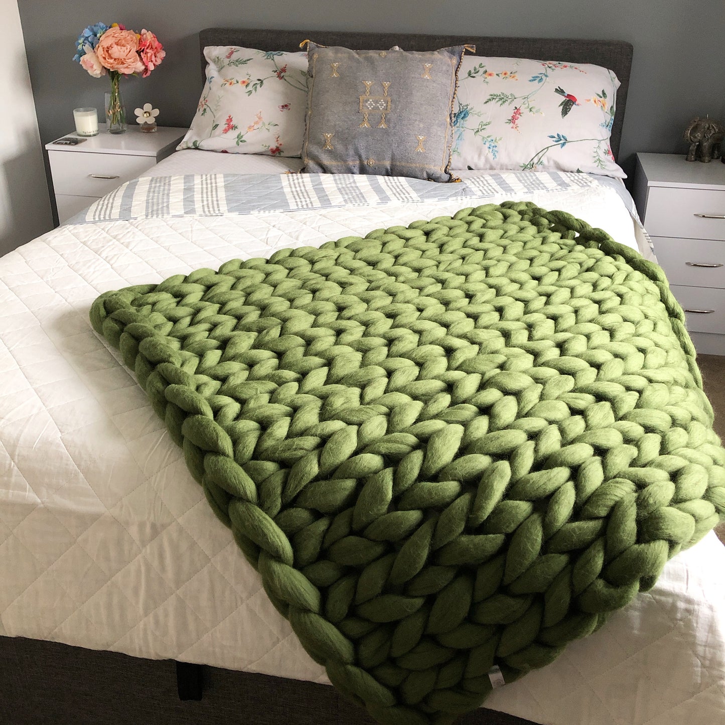 Small Merino Wool Blanket - WatersHaus
